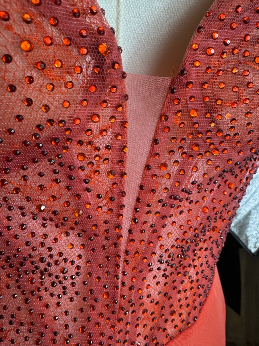 Mac Duggal Sunset Goddess Rhinestone Corset Gown NWT Size 0/4 - Picture 5 of 15